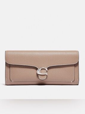 NWT COACH Tabby Long Wallet - Taupe